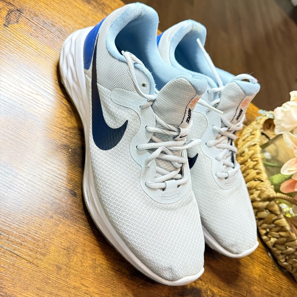 Nike Revolution 6 NN Next Nature Pure Platinum Grey Blue DC3728-009 Men's 13